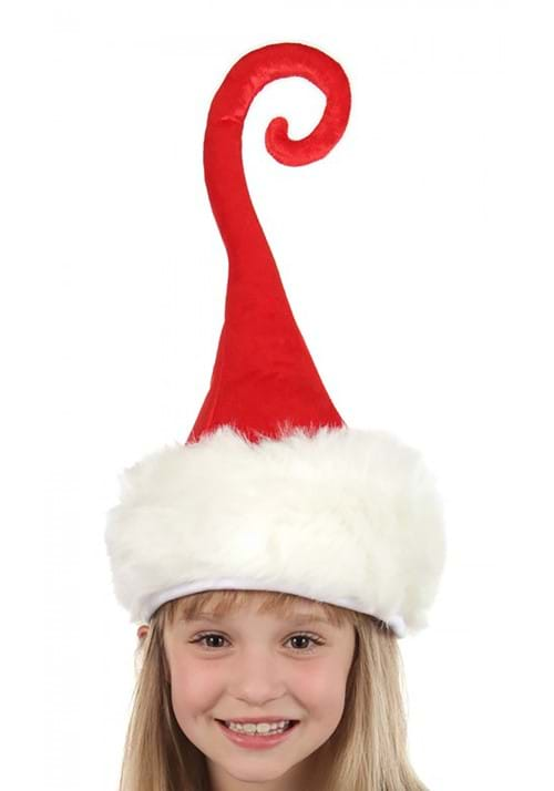 Curly Q Santa Plush Hat