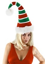 Adult Soft Santa Ridged Costume Hat