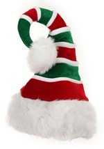 Adult Soft Santa Ridged Costume Hat Alt 1