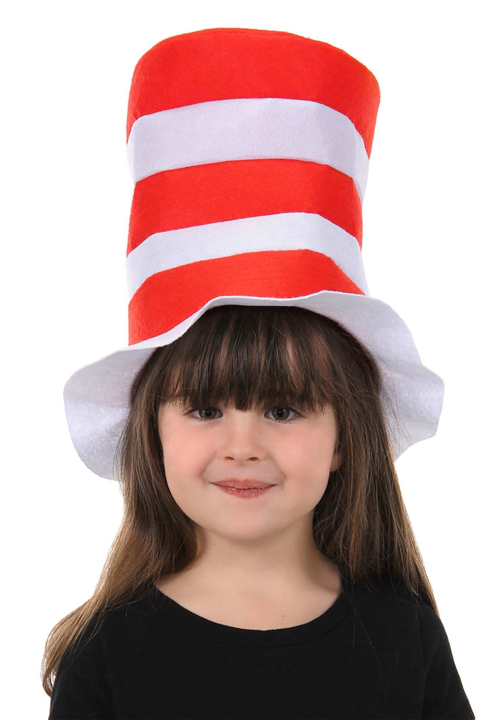 The Cat In The Hat Felt Stovepipe Costume Hat For Kids