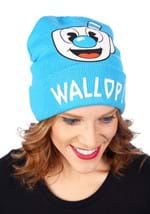 Mugman Printed Folded Cuff Knitted Winter Hat Alt 5