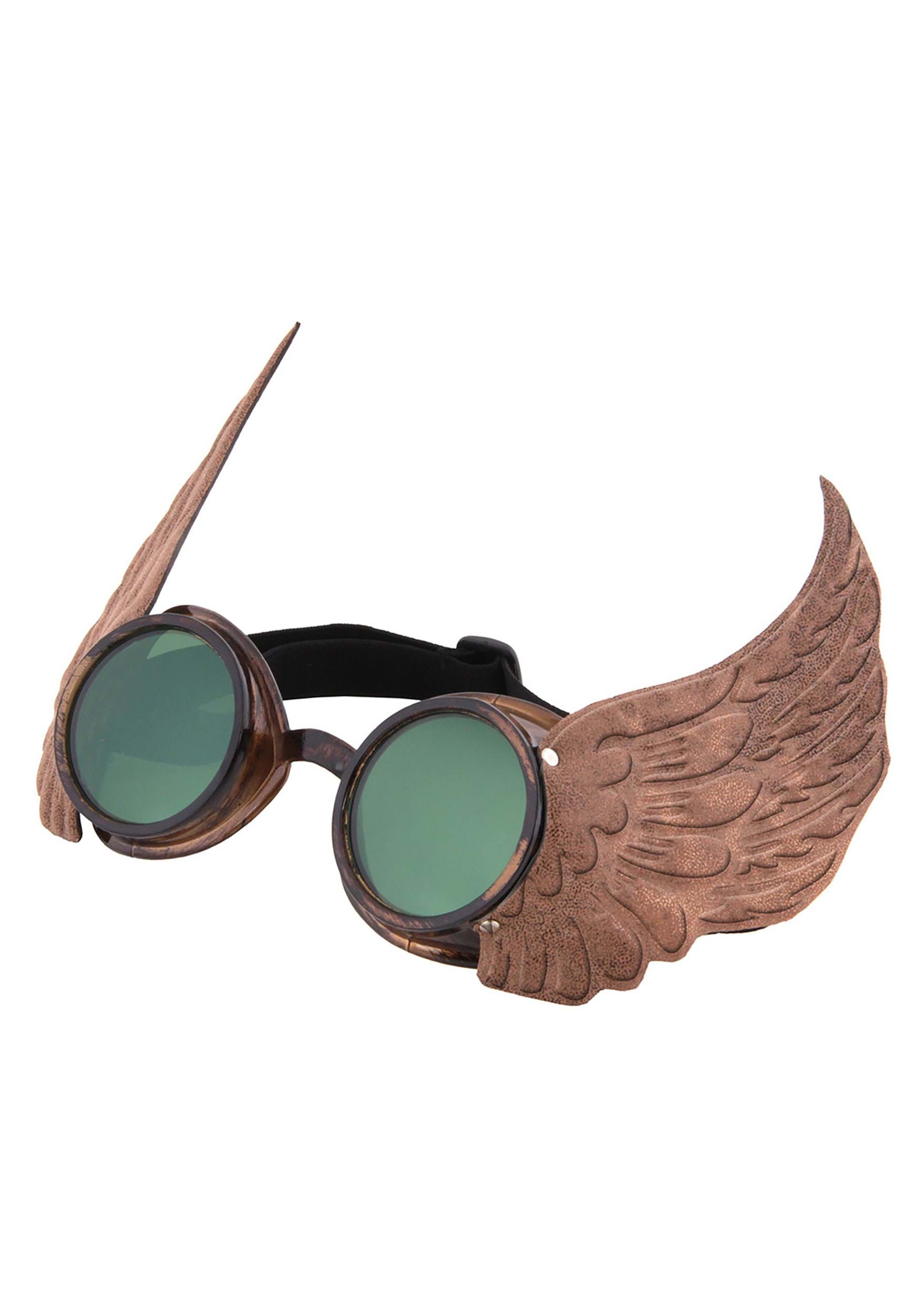 Winged Gold Goggles
