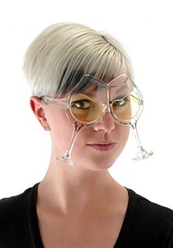 Adult Wine Goblet Eyeglasses Clear/Yellow