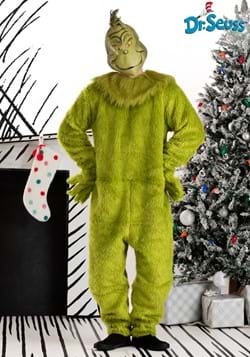 The Grinch Deluxe Men's S/M Jumpsuit w/ Latex Mask