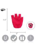 Magenta Anime Cat Fingerless Paws Alt 4