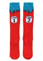 Thing 1 2 Costume Adult Socks Alt 2