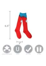 Thing 1 & 2 Costume Kids' Socks Alt 3