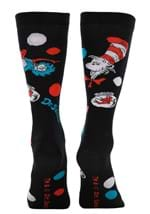 Adult The Cat In The Hat Pattern Socks Alt 1