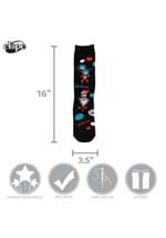 Adult The Cat In The Hat Pattern Socks  Alt 3