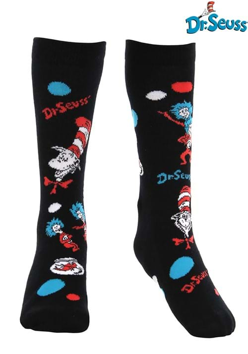 The Cat In The Hat Pattern Kids Socks