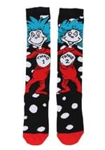 Thing 1 Thing 2 Knee High Costume Socks Alt 1