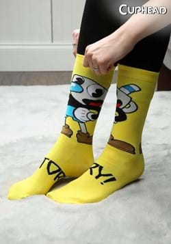 Mugman Victory! Crew Socks - Cuphead_Update