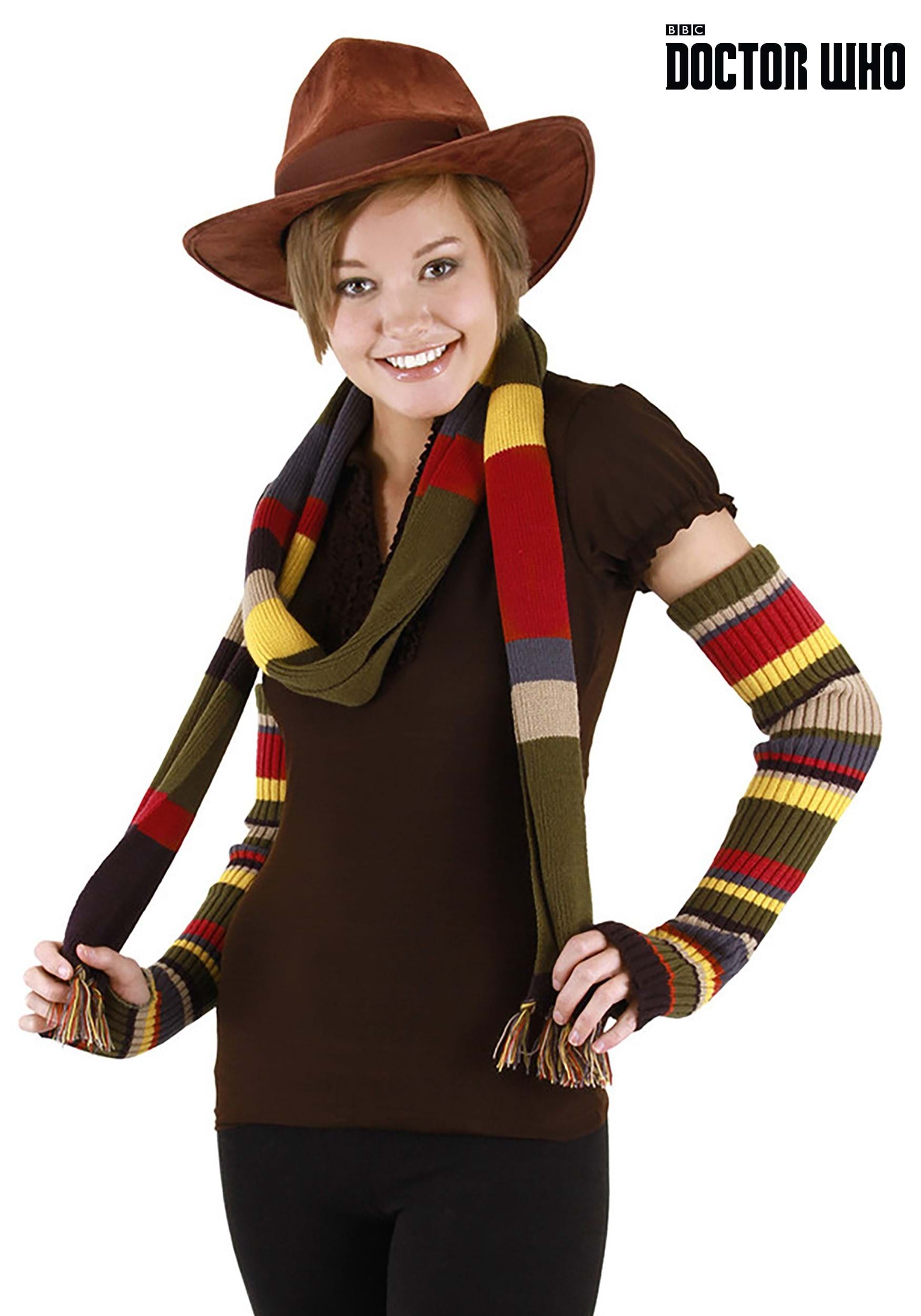 Knit Arm Warmers Fourth Doctor