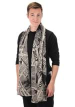 Daily Prophet Newspaper Print Lightweight Scarf Alt 1