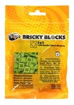 Bricky Blocks 100 Pieces 1x1 Lime Alt 1