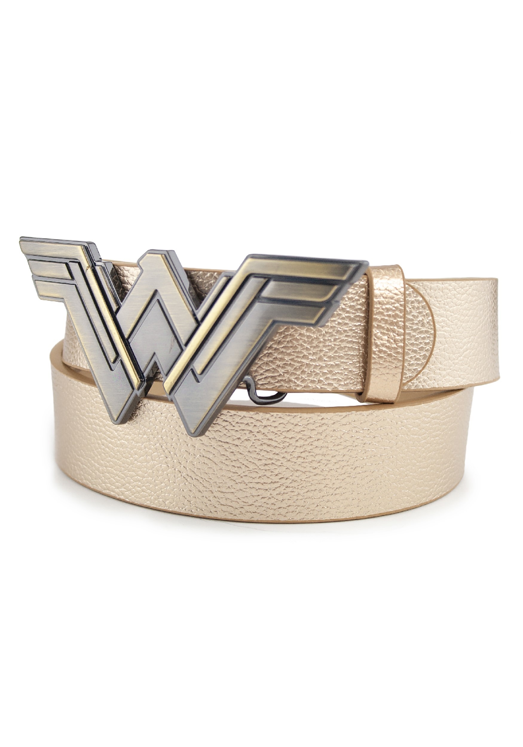 Golden Enamel Cast Wonder Woman Logo Belt