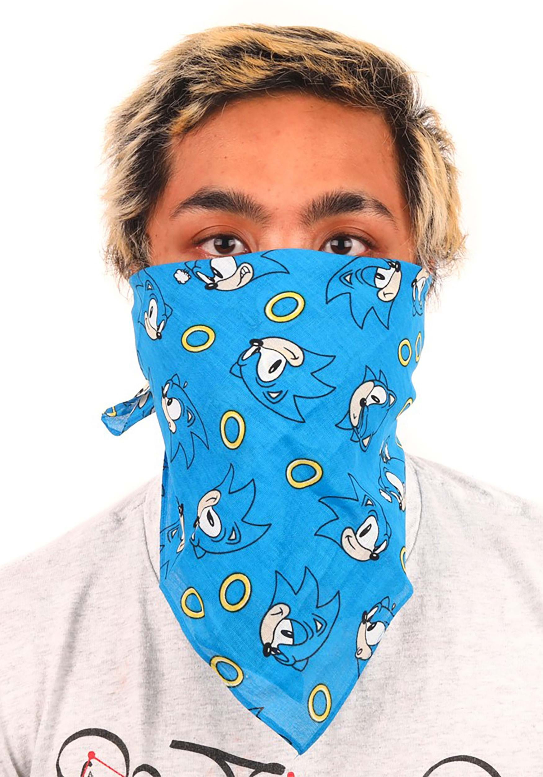 Sonic the Hedgehog Face Bandana