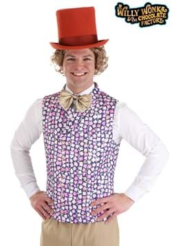 Mens Authentic Willy Wonka Vest and Tie