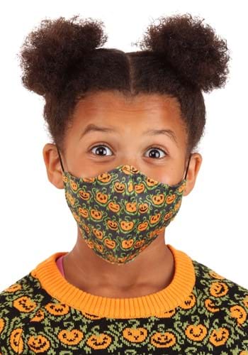 Pumpkins Sublimated Face Mask for Kids