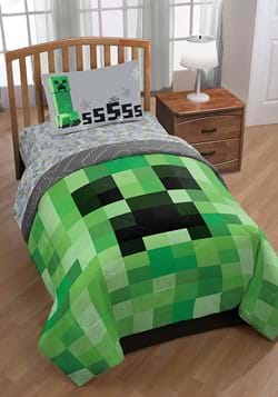 Minecraft Creeper Twin Bed Set