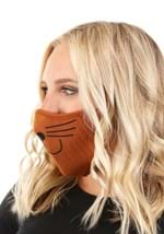 Adult Cat Face Mask Brown Alt 1