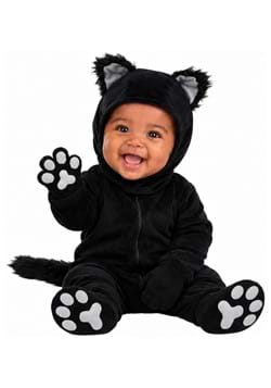Infant Little Black Cat Costume Main Upd 1