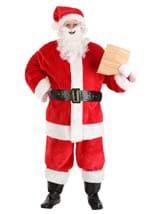 Mens Plus Size Deluxe Red Santa Claus Costume Alt 1