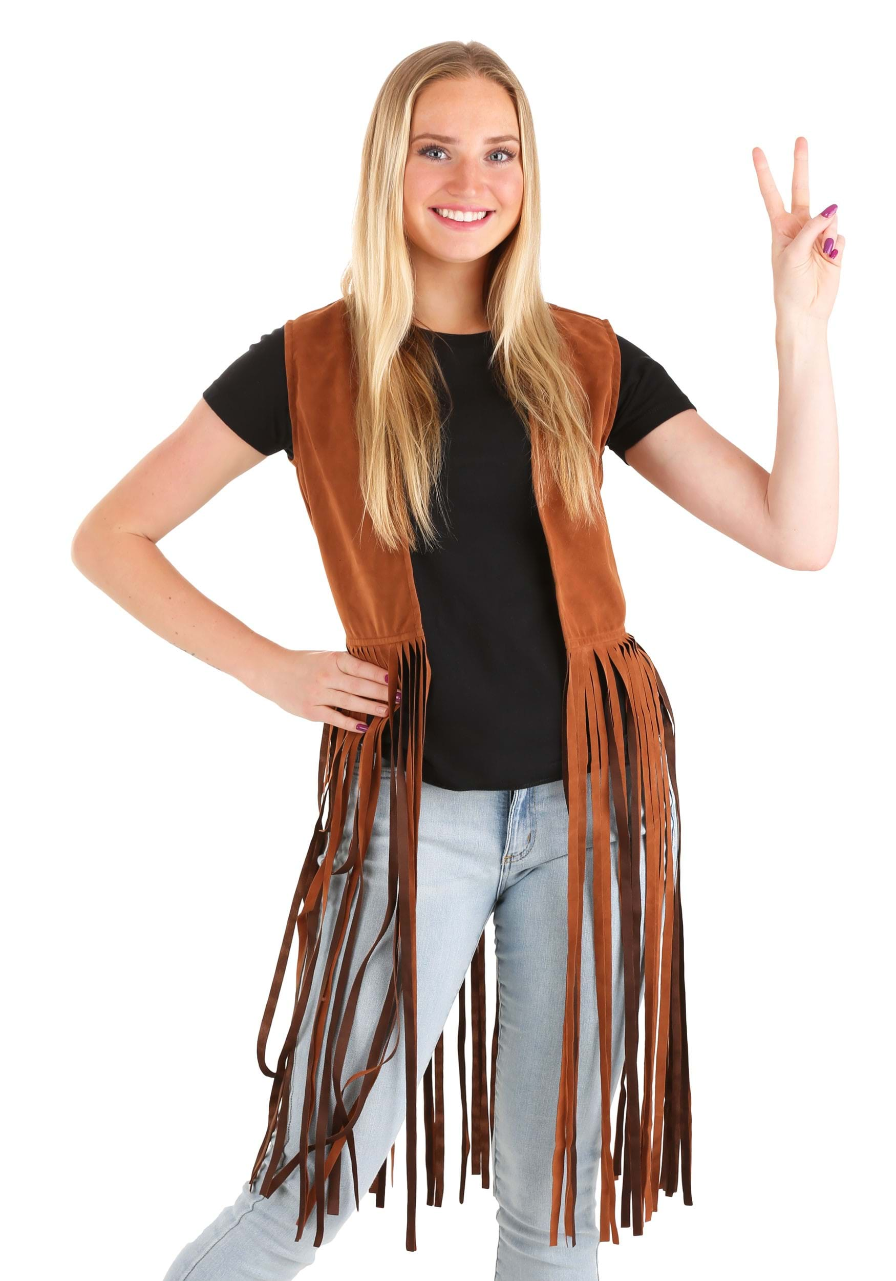 Hippie Costume Women's Vest , Hippie Costumes