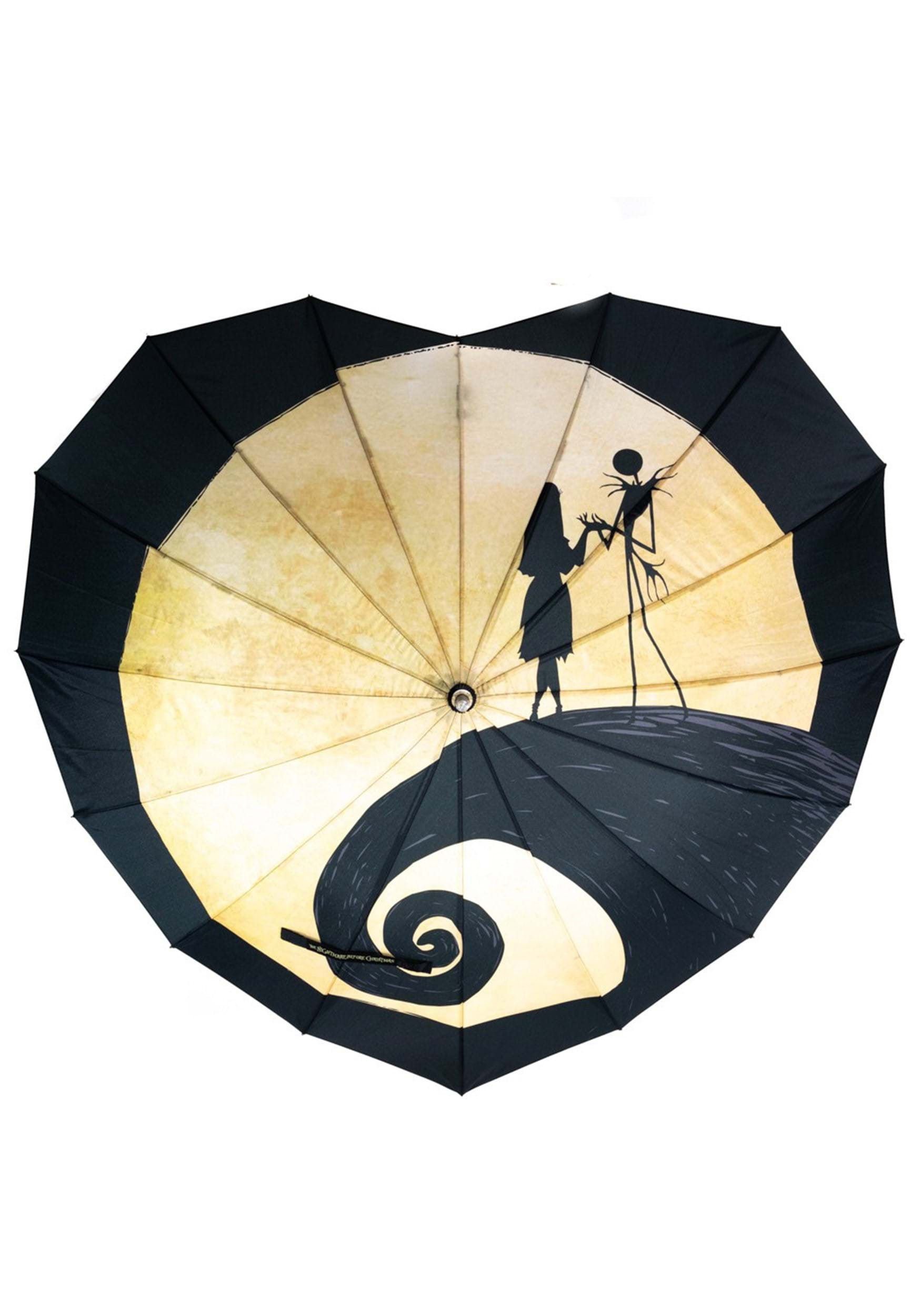 The Nightmare Before Christmas Heart Shaped Umbrella