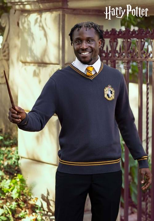 Hufflepuff Uniform Harry Potter Sweater for Adults-2