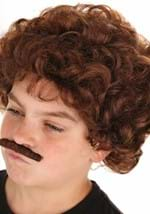 Child Nacho Libre Wig and Mustache Accessories Alt 2