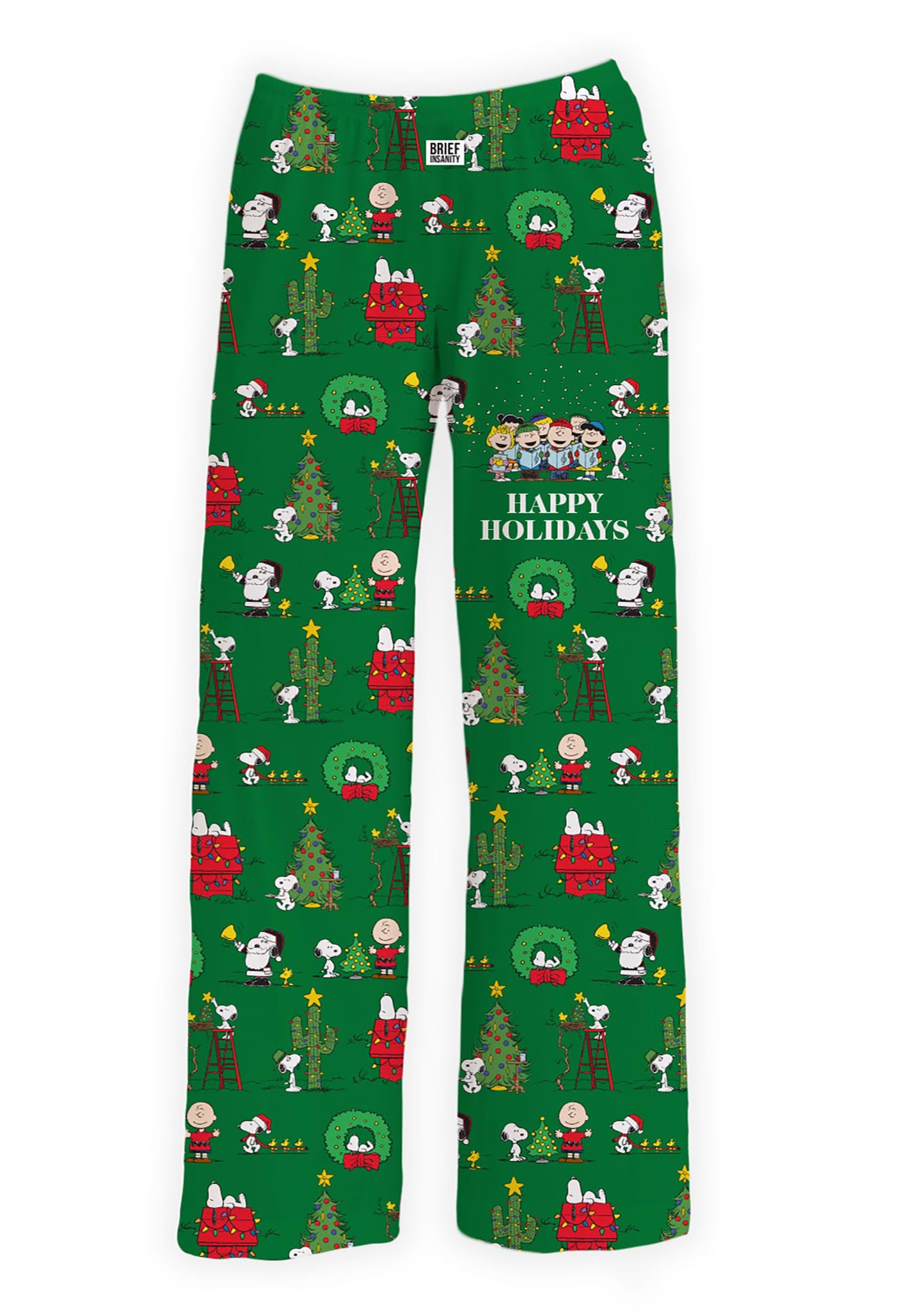 Adult Holiday Snoopy Sleep Pants , Christmas Snoopy Gifts