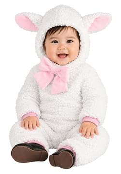 White Little Lamb Infant Costume UPD 1