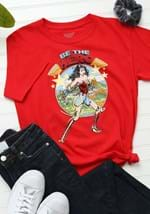 Kids Wonder Woman Be The Hero Red T-Shirt