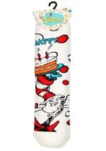 The Cat in the Hat Birthday Kids Crew Socks Alt 1