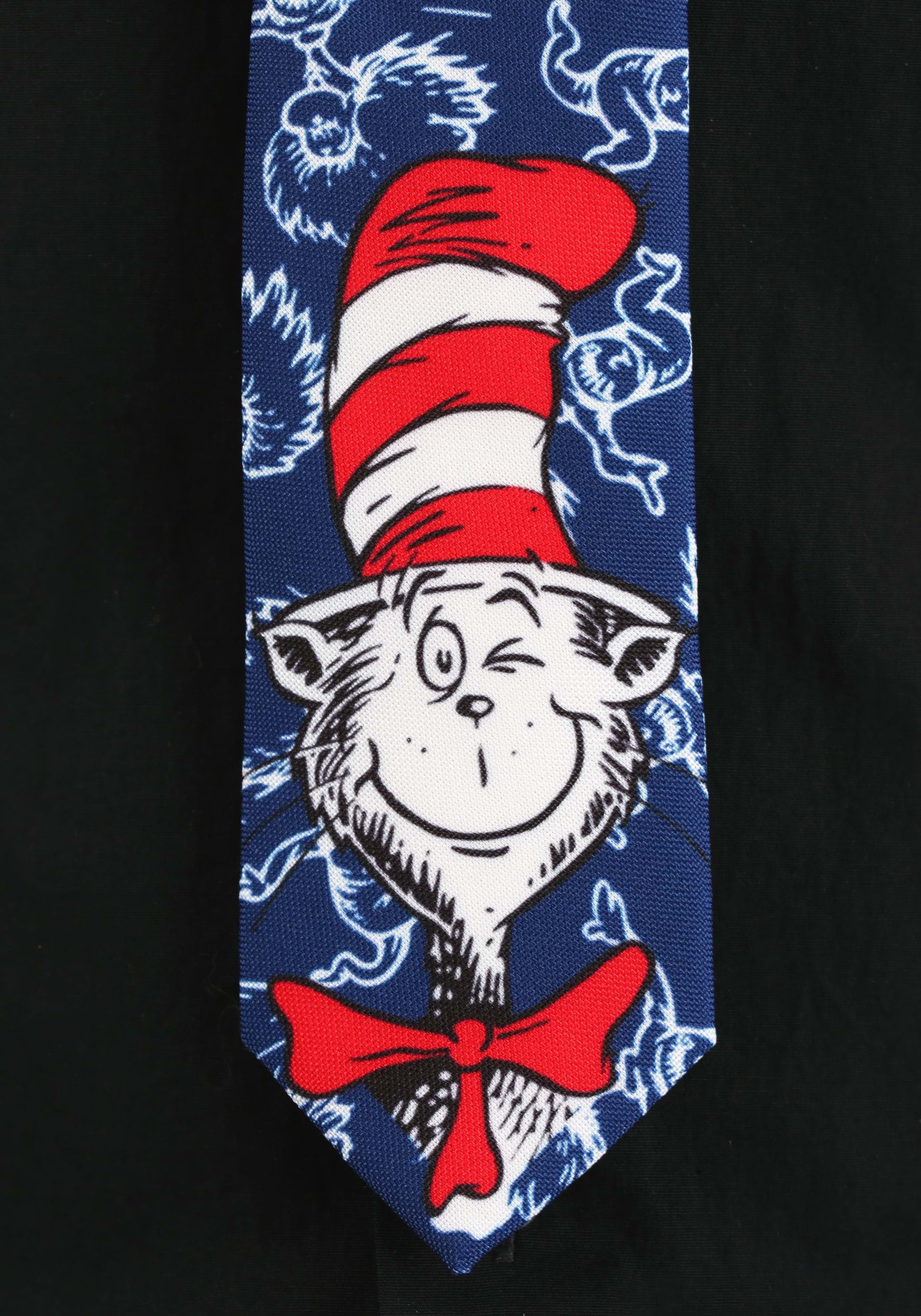 Dr. Seuss The Cat In The Hat Character Necktie