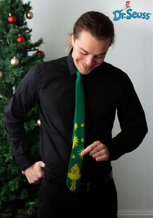 The Grinch Character Necktie-1