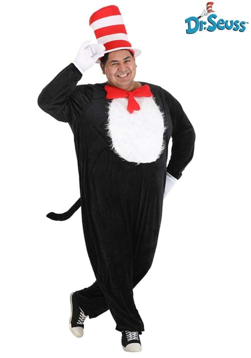 Adult Plus Size Cat in the Hat Costume