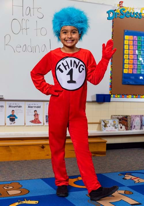 Thing 1 2 Kids Costume-0