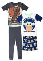 Boys' The Mandalorian 4 Piece Sleepwear Set Alt 1