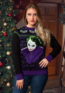 The Joker Dark Knight Ugly Christmas Sweater Alt 6