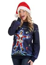 Movie Poster Christmas Vacation Ugly Sweatshirt Alt 2