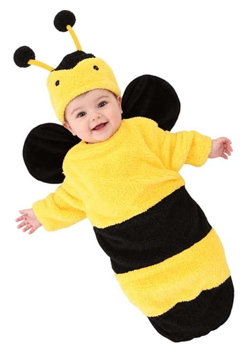 Furry Bumble Bee Infant Costume upd