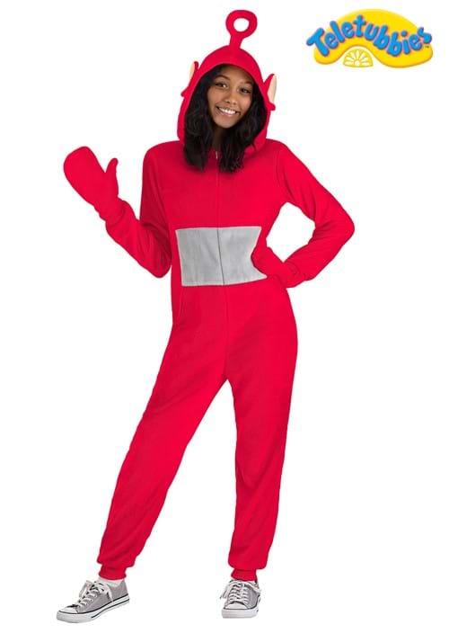 Teletubbies Po Jumpsuit Adult Costume