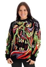 Adult Face the Monster Halloween Ugly Sweater Alt 6