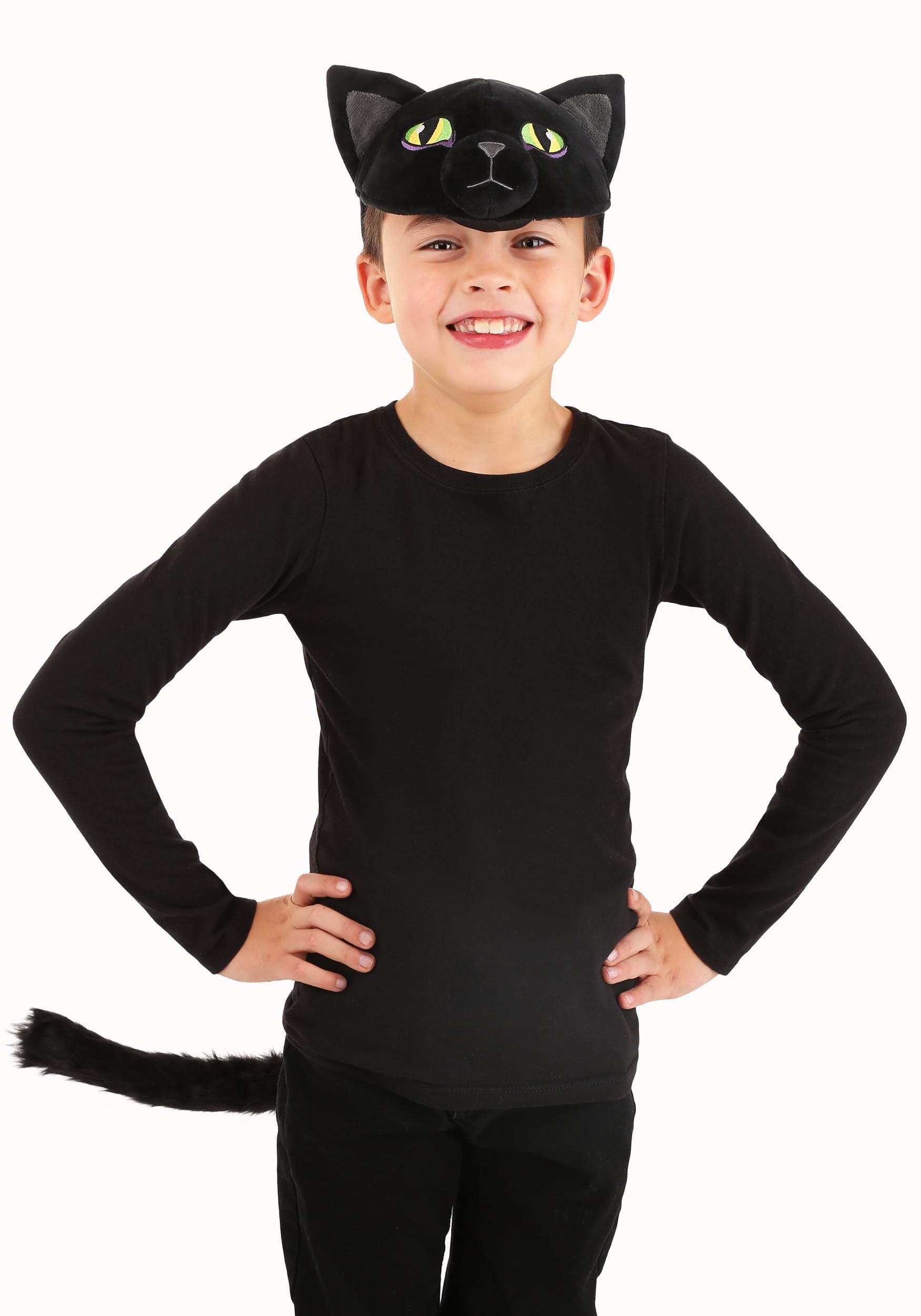 Cat Soft Headband And Tail Kit , Animal Accessory Kits