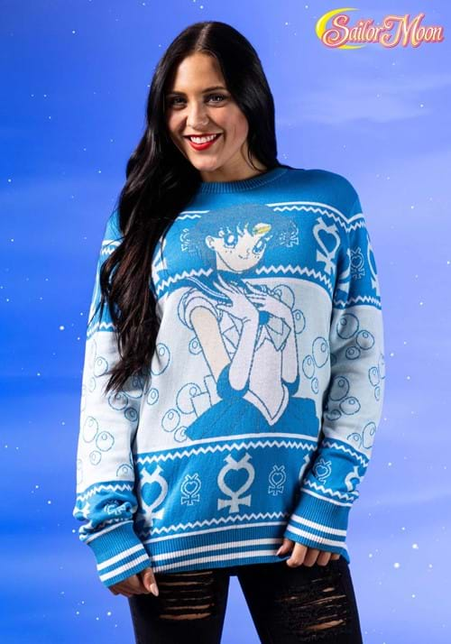 Sailor Mercury Ugly Sweater-0