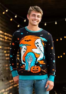 Adult Neon Halloween Ugly Sweater-update