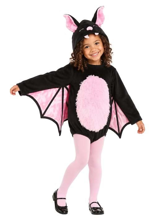 Pink Fuzzy Bat Toddler Costume UPD 1