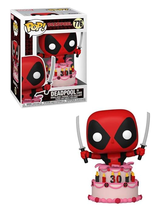 POP Marvel Deadpool 30th Deadpool in Cake Figure